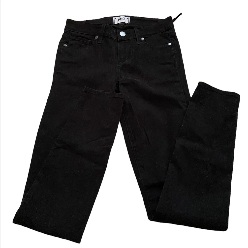 Womens black verdugo ultra skinny PAIGE jeans size 26